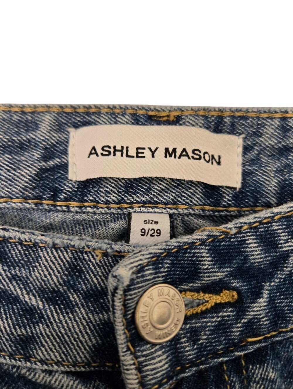 👖 Ashley Mason Distressed Wide Leg Jeans | Size 9/29 - Picture 5 of 5